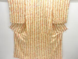 花縞模様小紋着物